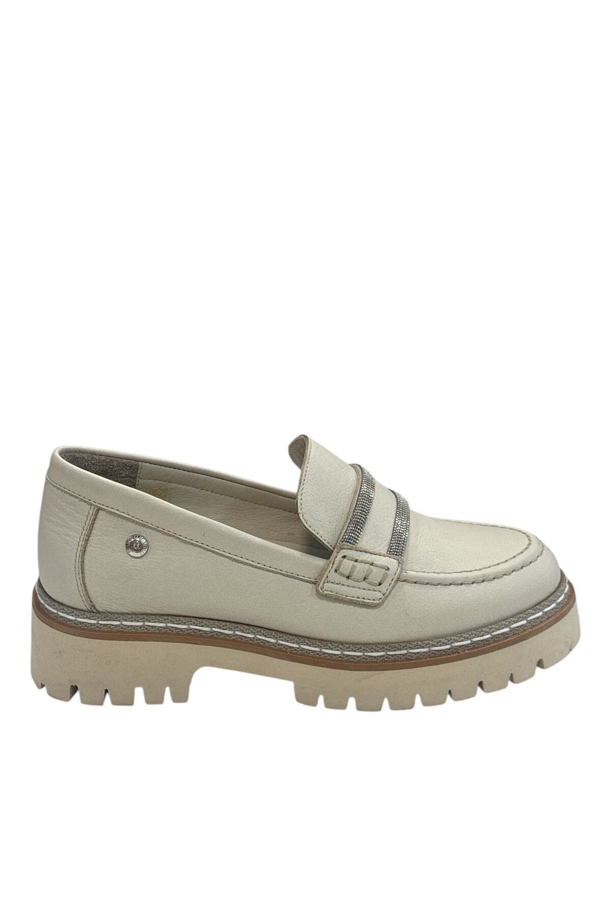 Mammamia D25YA-3705 Kadın Casual Deri Loafer Ayakkabı