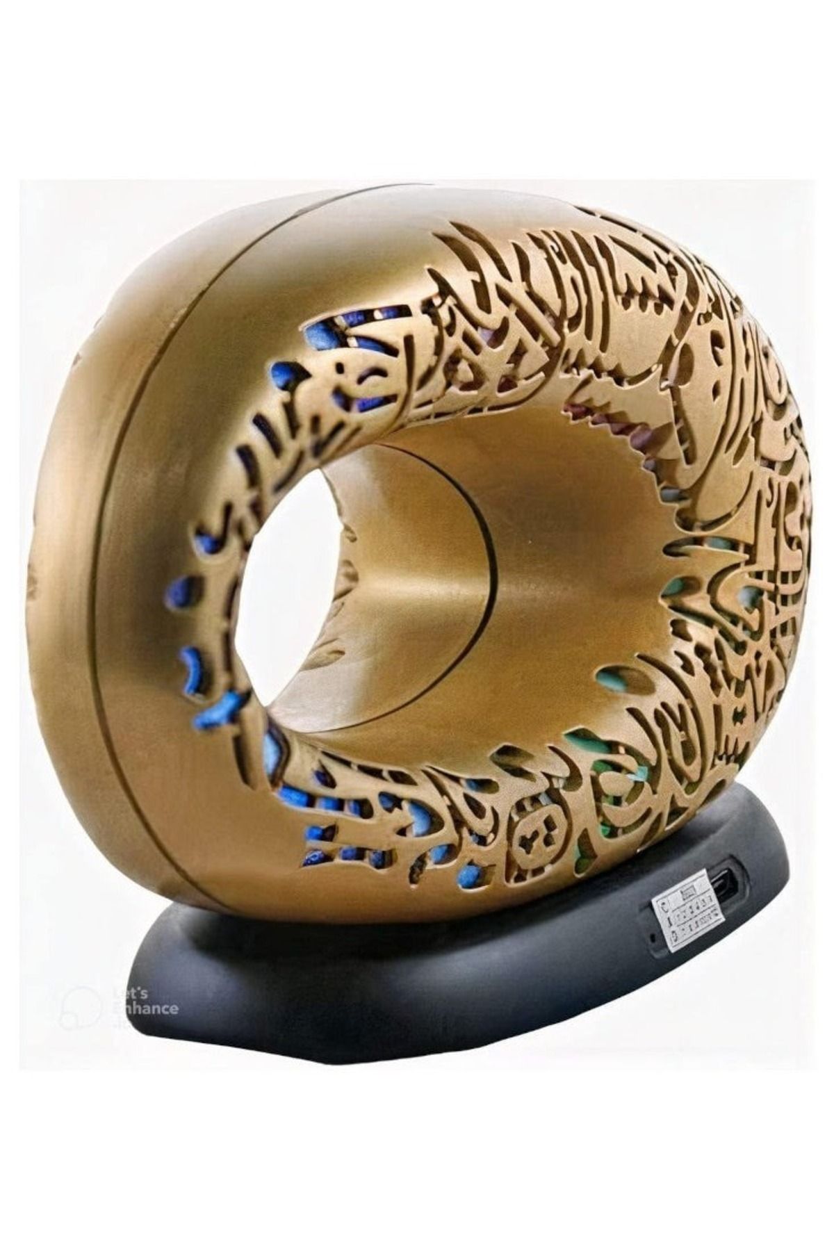 Generic-Quran Bluetooth Speaker with Azan, Colorful LED Light, Remote Control & Full Audio Recitations 2