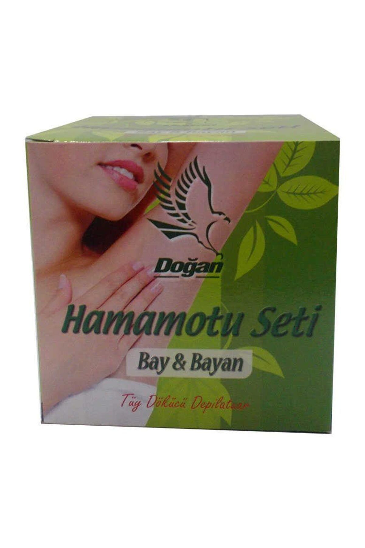 HobiDünyasıElif Hamamotu Seti Tüy Dökücü Toz Bay 100 Gr Kase Spatula Kolonyalı Mendil