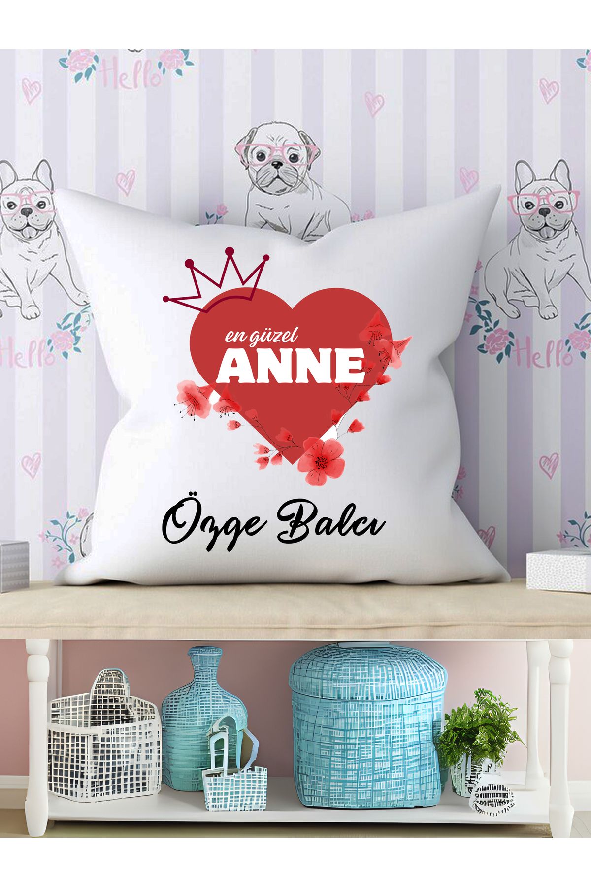 Home ANNELER GÜNÜ ÖZEL KİŞİYE ÖZEL TASARIMLI ELYAFLI SATEN YASTIK