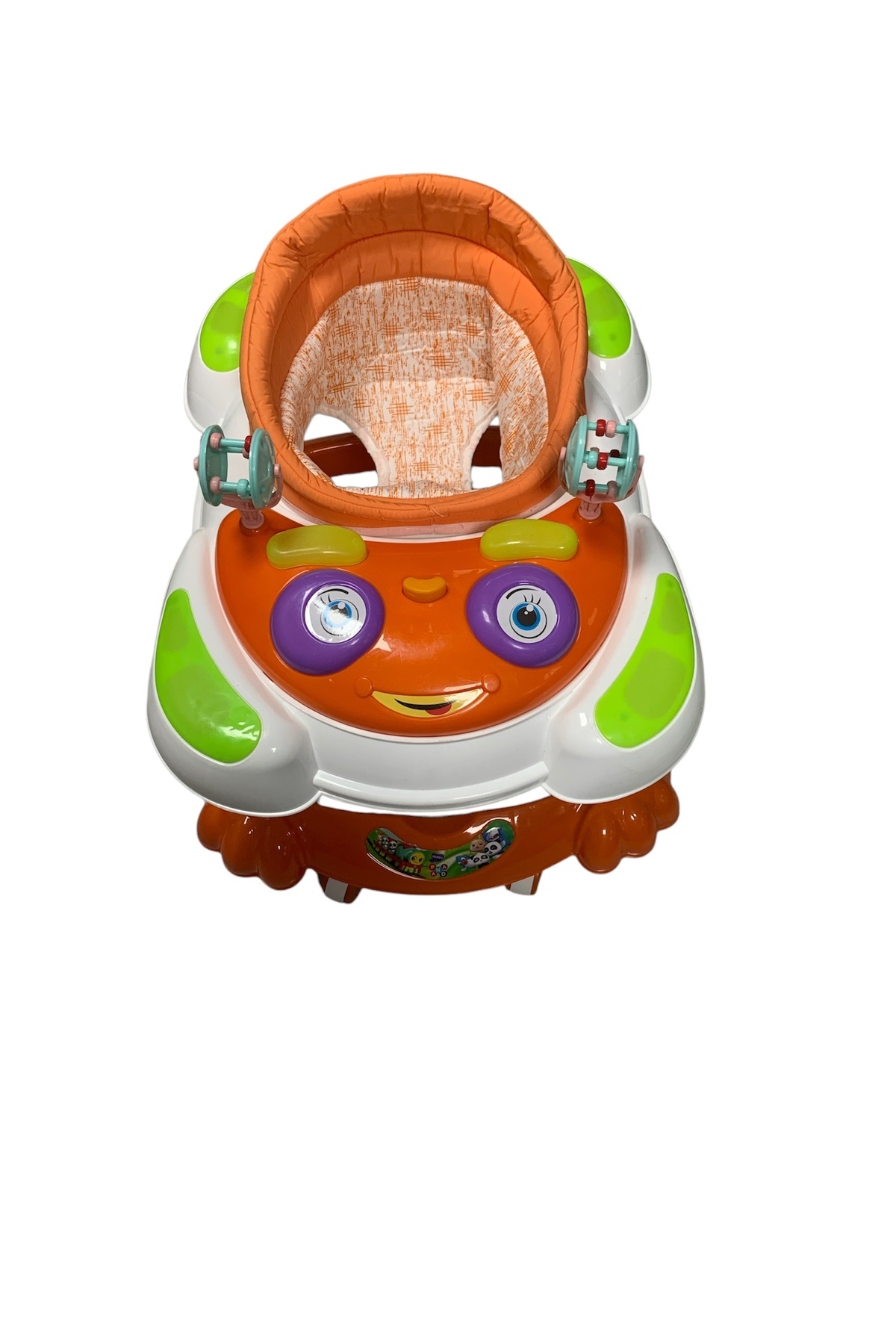 Kids 7 Ayak Müzikli Bebek Yürüteç Göz Modeli turuncu Beyaz fotoğrafı 4 (önizleme)