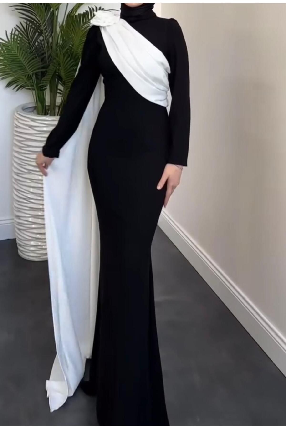 TESETTÜR AKBAŞ Siyah Abiye
