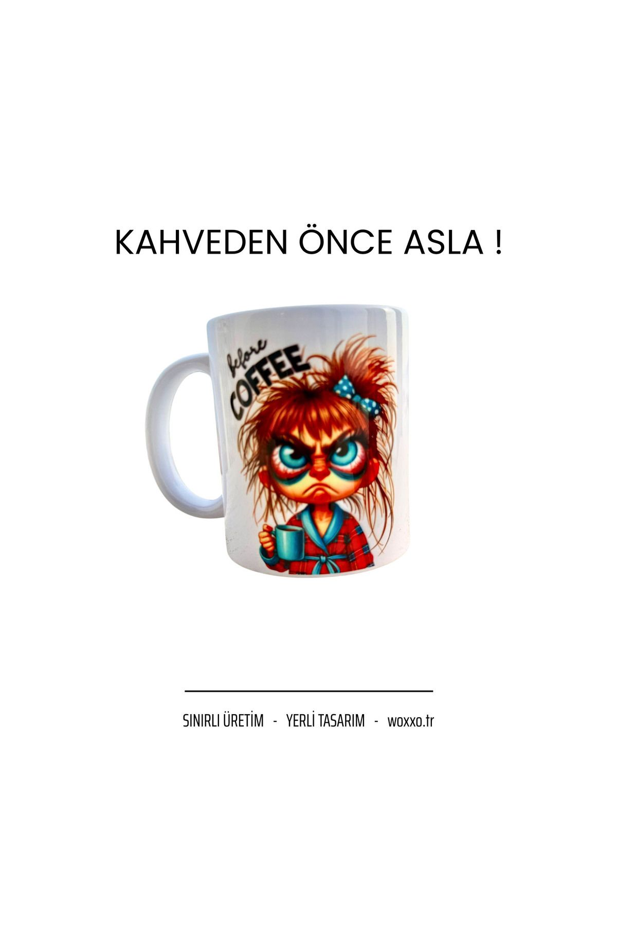 woxxo Before After Coffee Karakterli Kupa