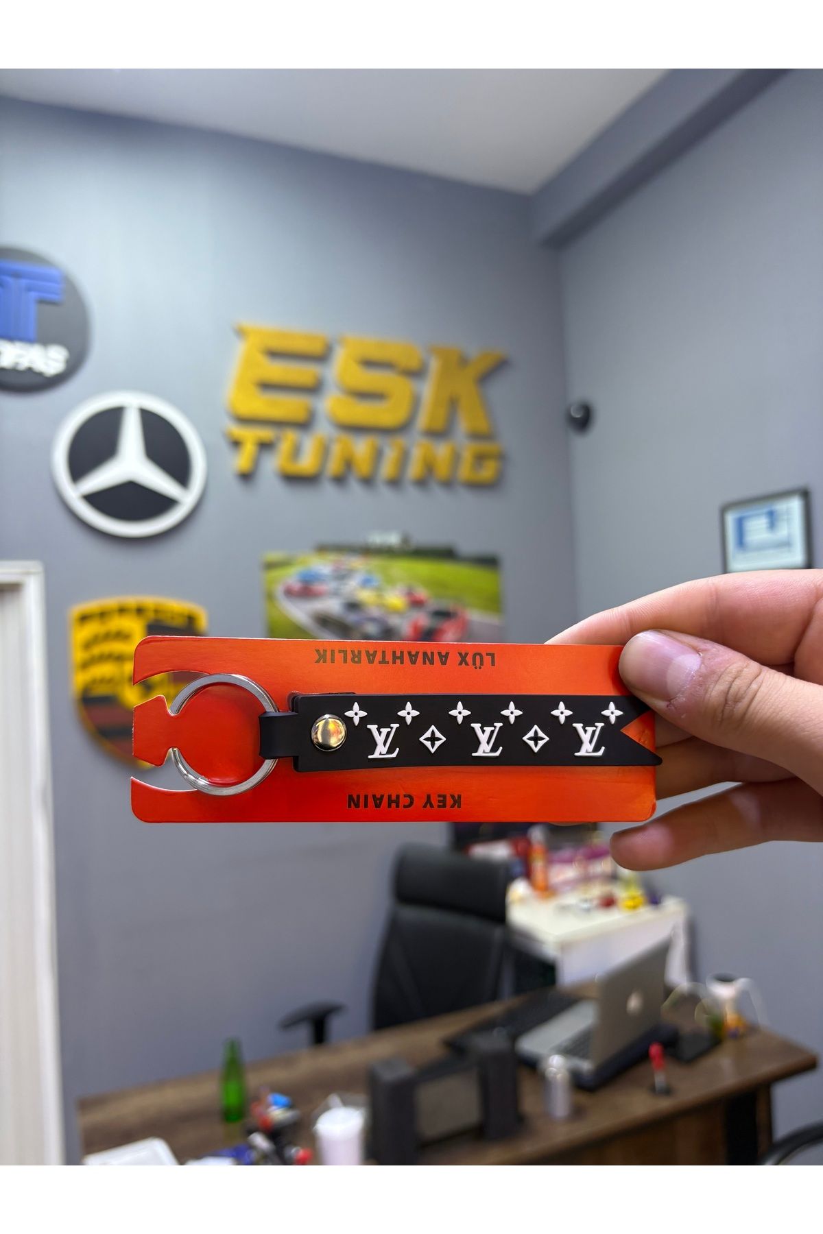 ESK TUNİNG LV Anahtarlık Kayış Esnek