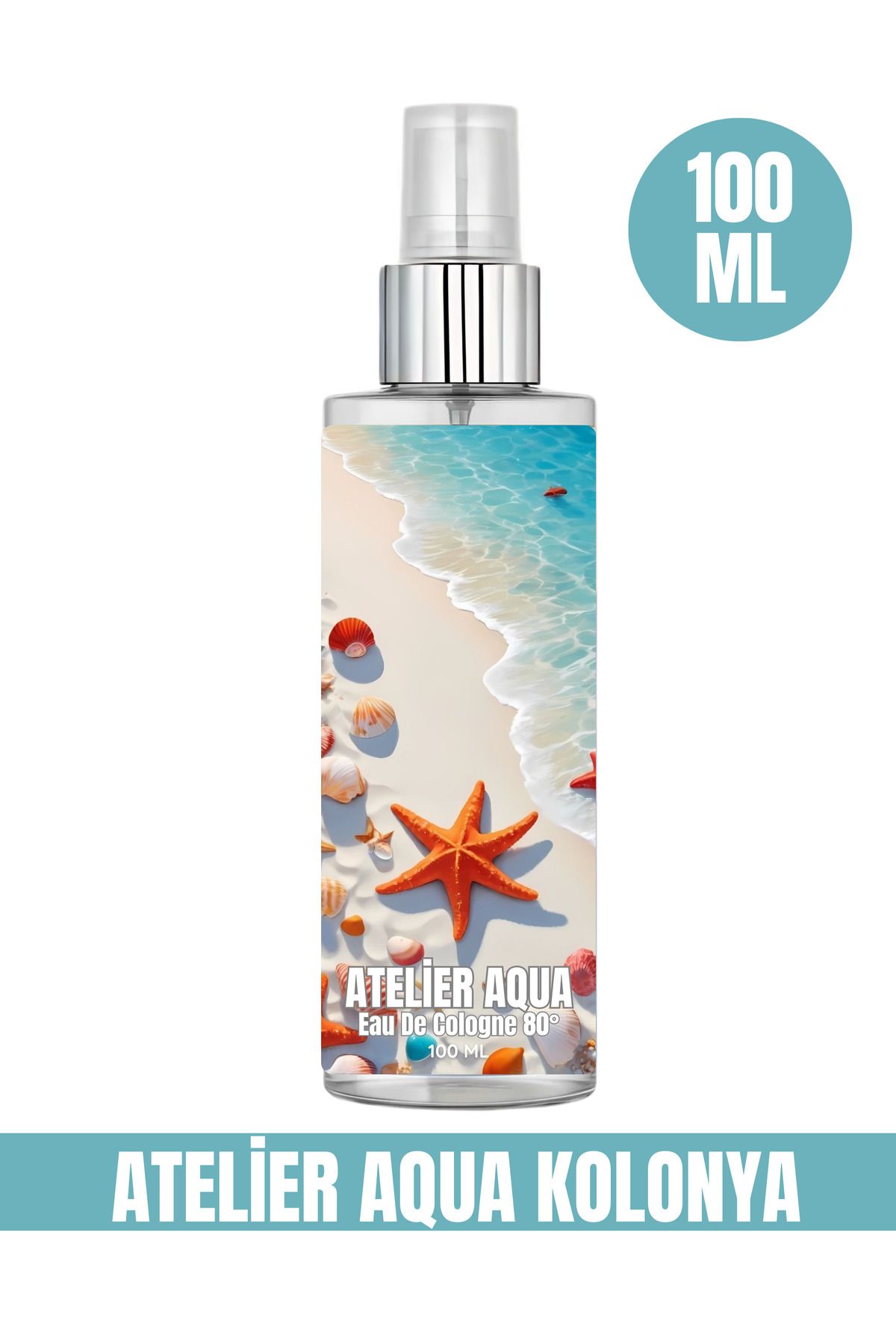 homeartplus Atelier Aqua 80° Kolonya 100 ml Sprey (eau de cologne)