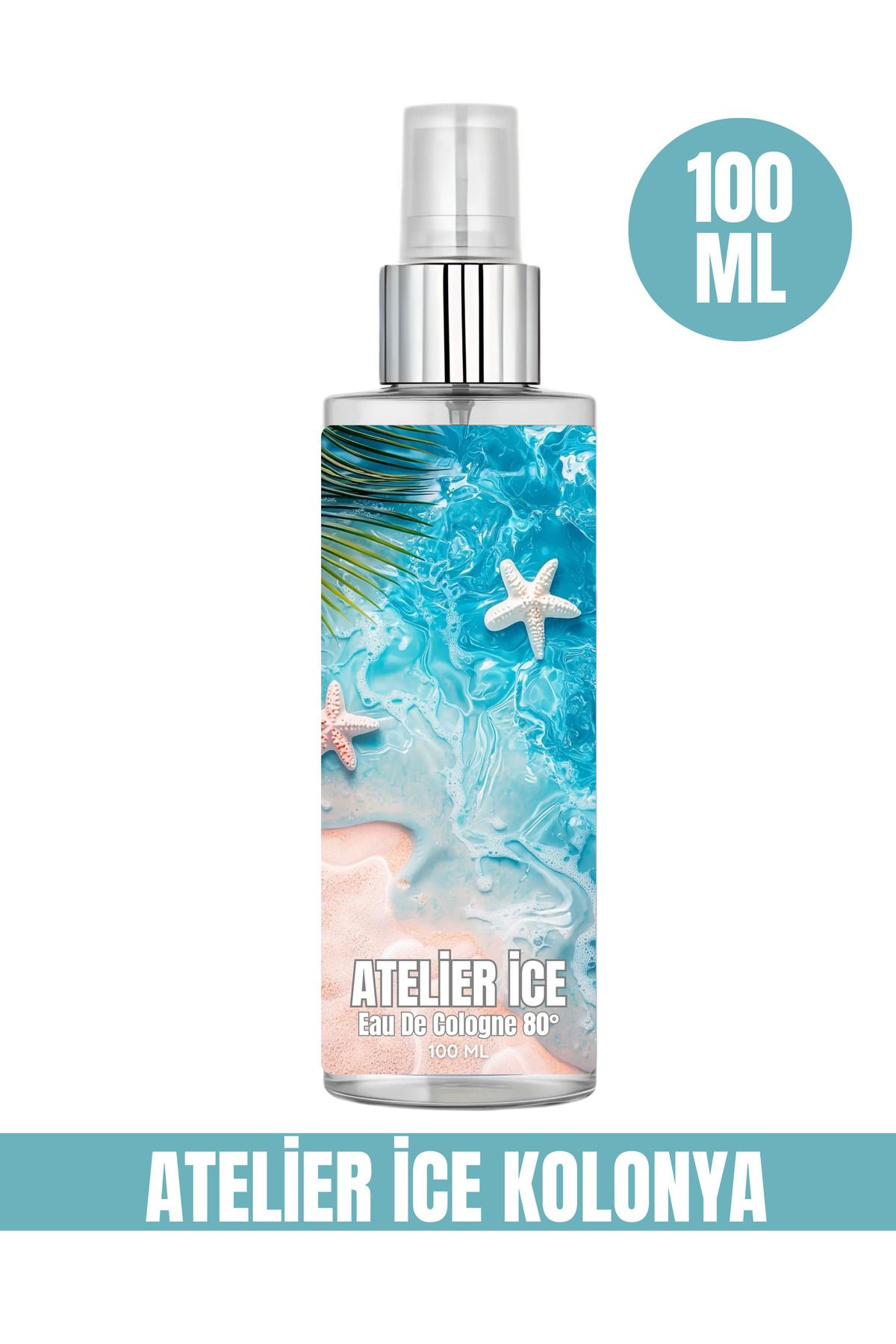 homeartplus Atelier İce 80° Kolonya 100 ml sprey (eau de cologne)