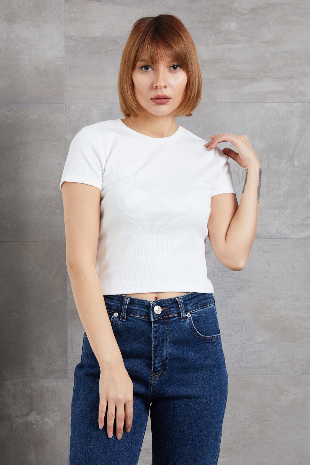 LASEL Fitilli Basic Body Tshirt