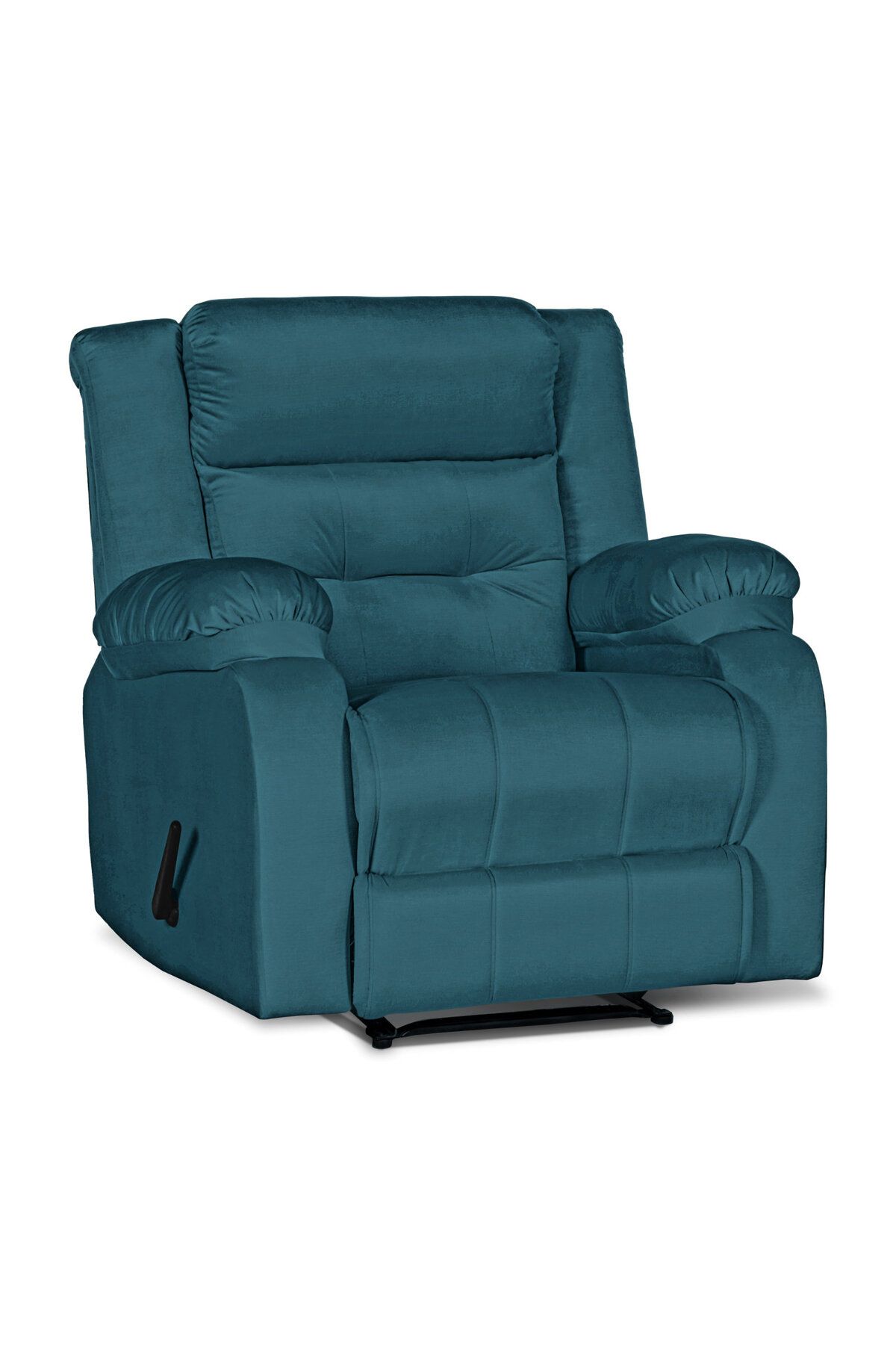 Lazy Vibes-MNZ3 | Velvet Rocking & Rotating Recliner Chair - Dark Turquoise Lazy Vibes 3