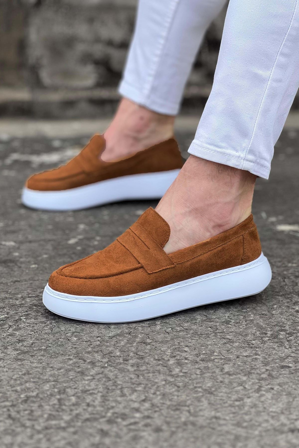 HobiDünyasıElif Taba Süet Erkek Casual Ayakkabı