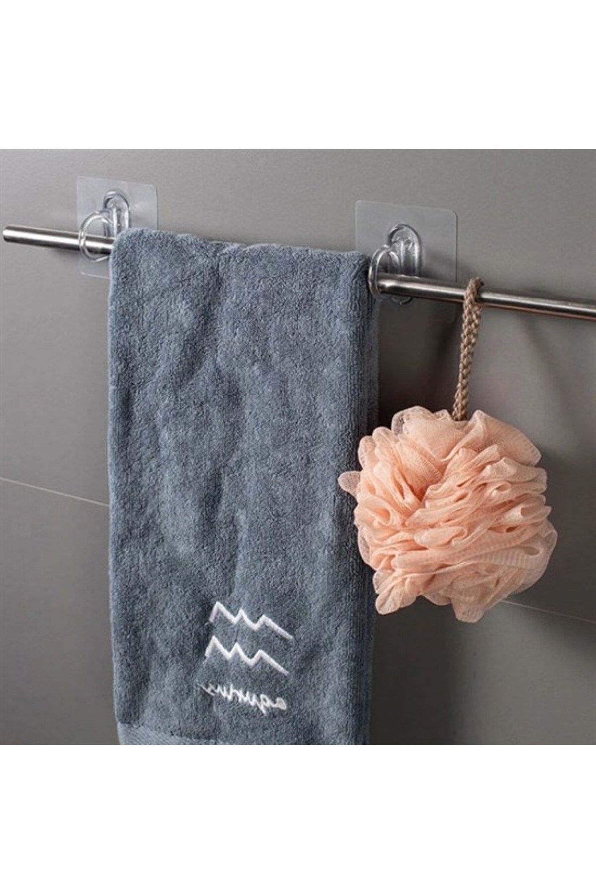 Shop58 Süper Yapışkanlı Çok Amaçlı Cember Askı 2 Adet (4172)