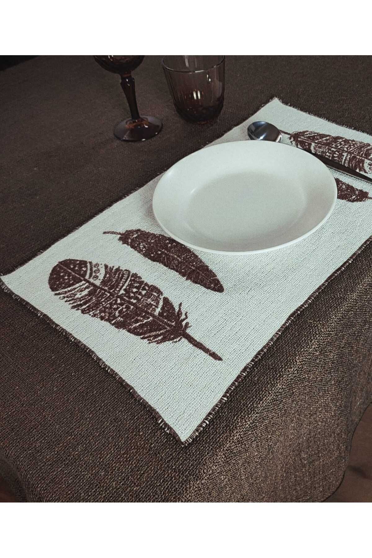PİKKO HOME 7 PARÇA ÖZEL DOKUMA ÇİFT KATLI KUŞ TÜYÜ BASKILI(MSET)