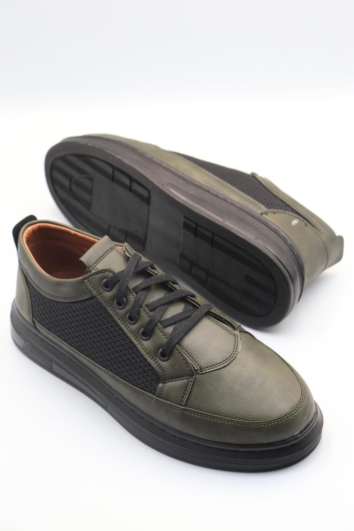 BY ERG SHOES Erkek Günlük Hafif Poli Dikişli Taban Yürüyüş Garantili Spor Sneaker Ayakkabı