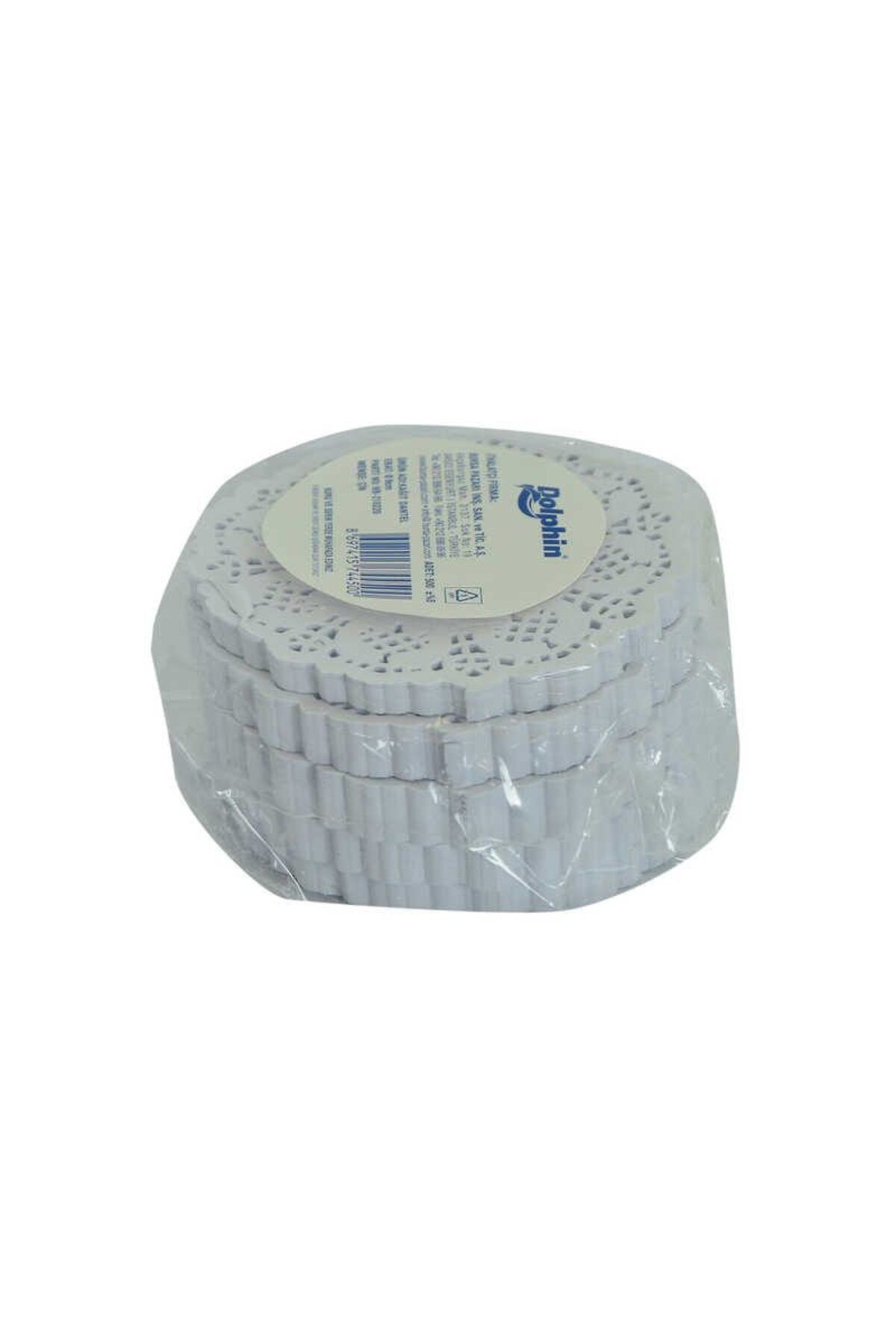 NEZADE STORE Kağıt Bardak Altlığı 9 Cm Dantel Desenli Beyaz 500 Adetli 1 Paket