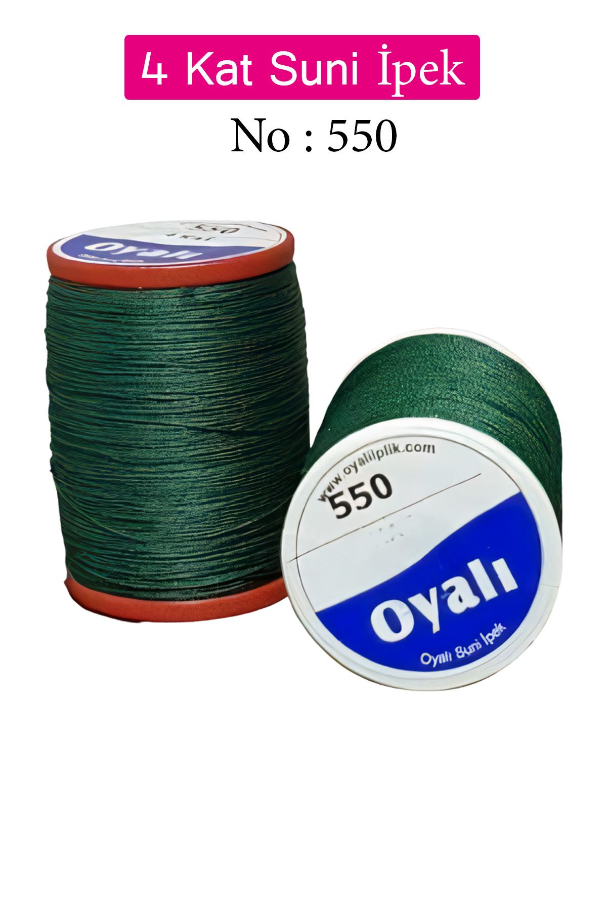 Royaleks Oyalı 4 Kat Suni İpek İplik İğne Oyası Boncuk İpi Tığ Oyası No:550