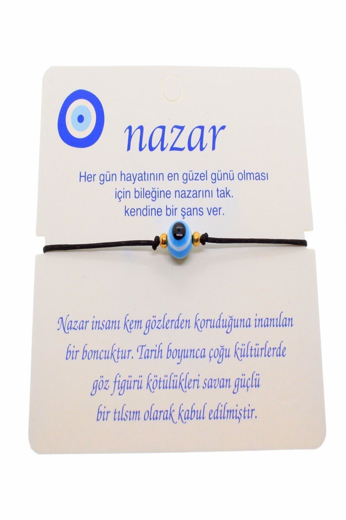 Esmilda Karışık Göz Nazar İp Bileklik