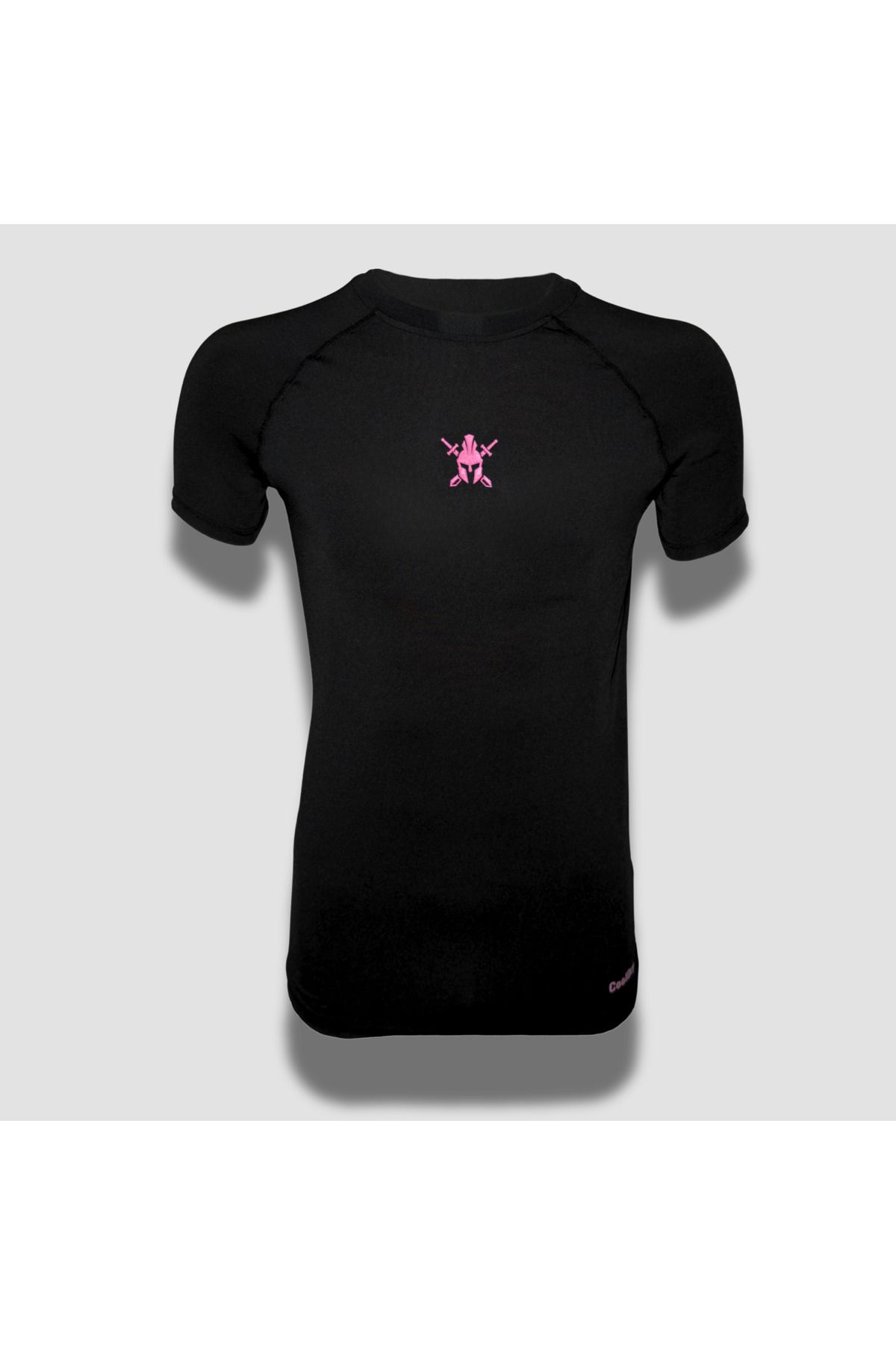 The Last Pull Ter Tutmayan Kısa Kol Tişört Pembe Logo – Siyah