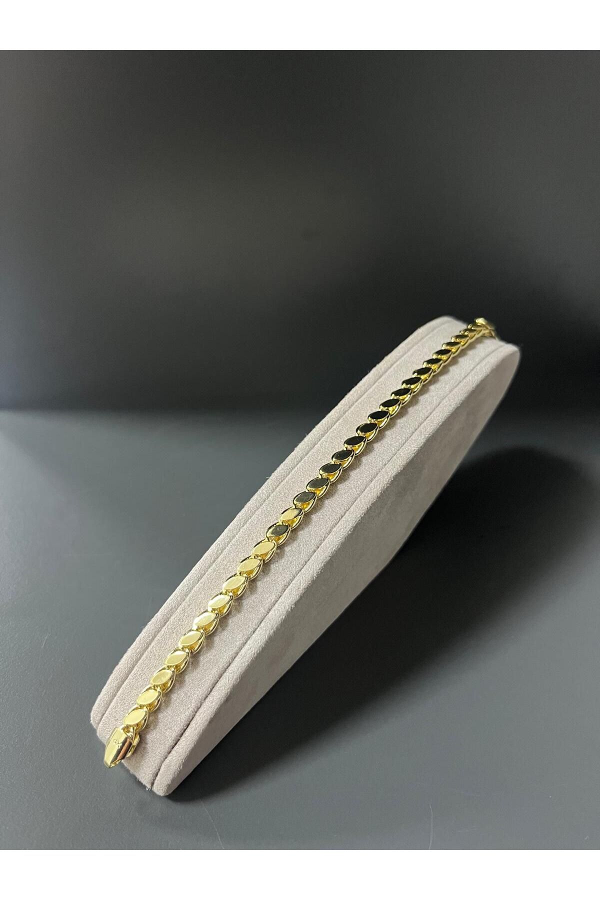 Home pullu model gold renk bileklik çelik
