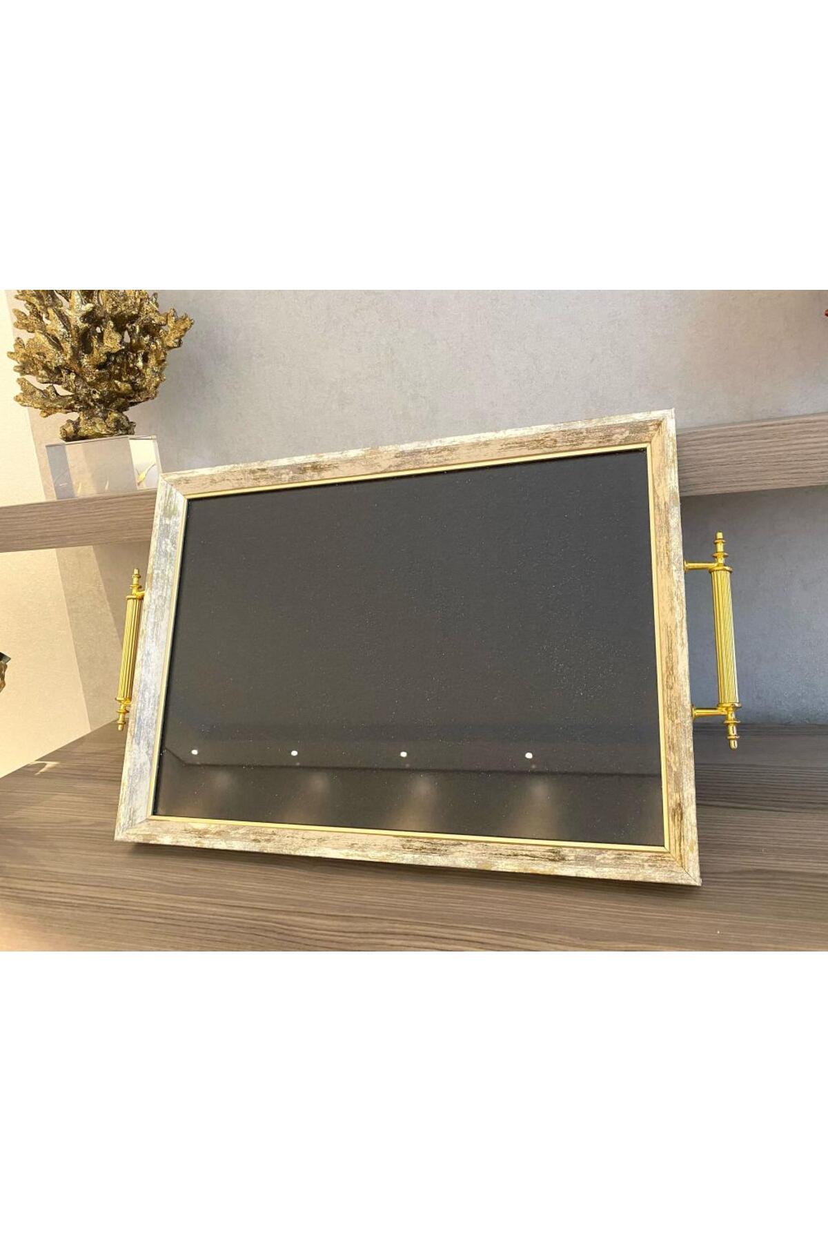 Mirsa Global-Glitter Tea Tray, Luxury Tea Tray, Presentation Tray 2