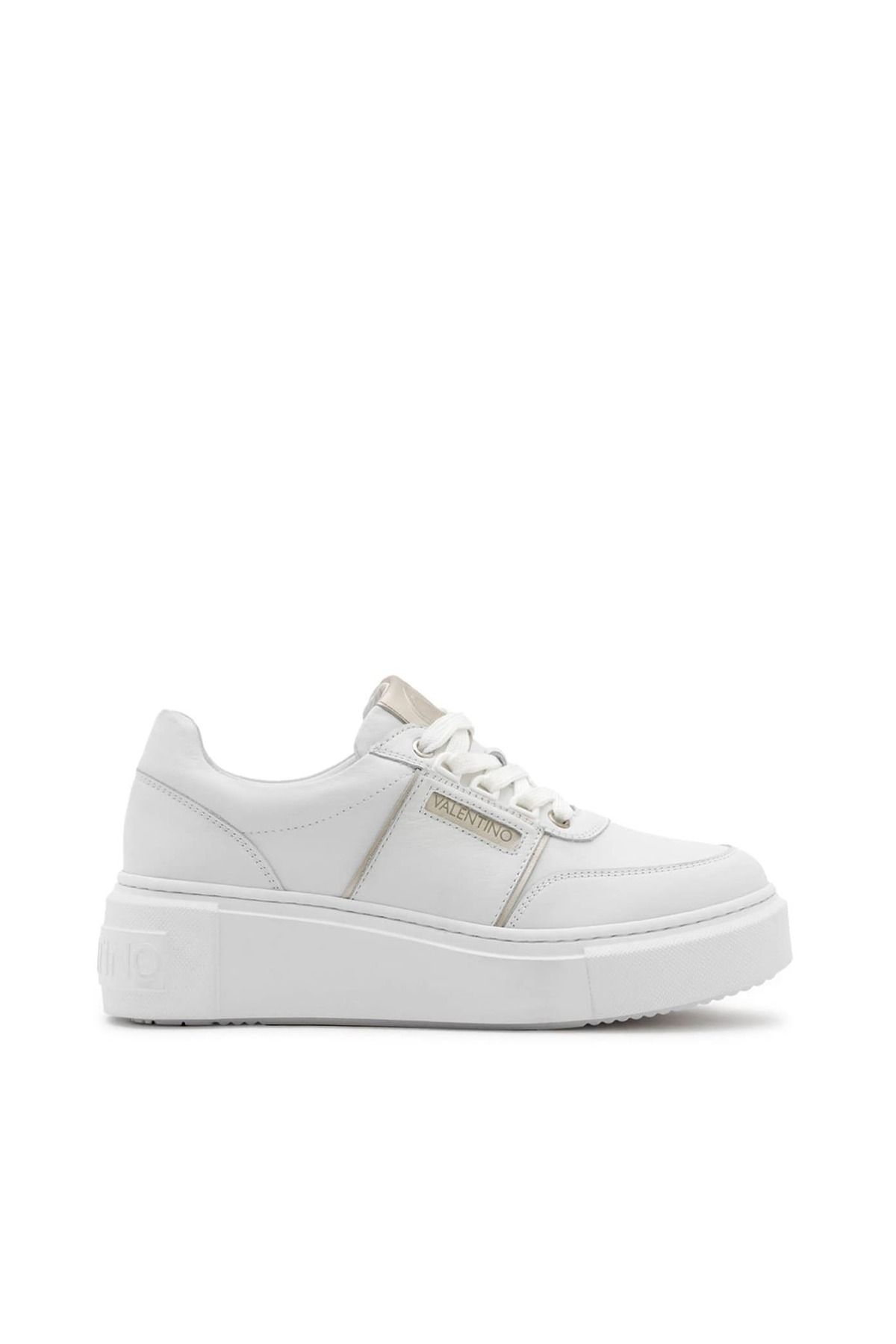 Valentino Kadın Baraga Lace-Up Bağçıklı Sneakers - Beyaz