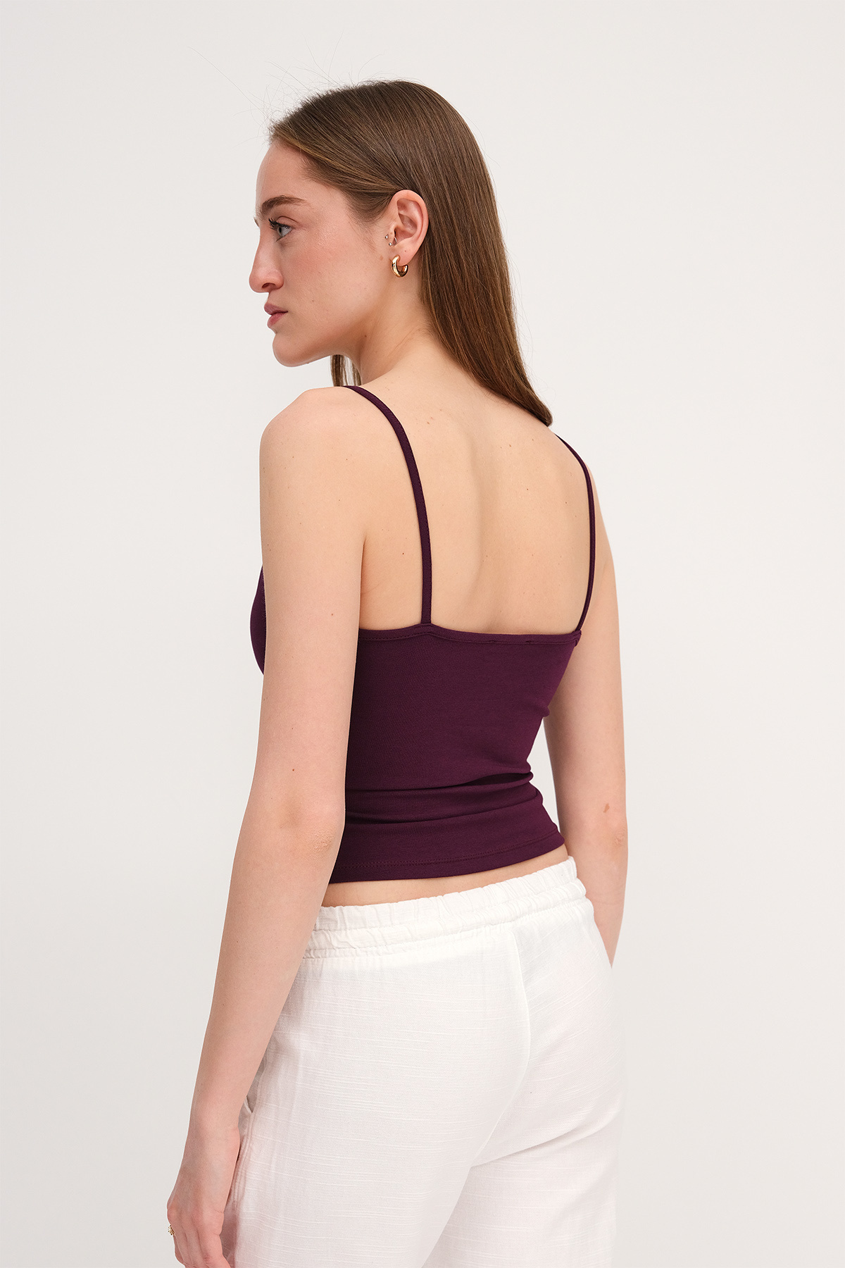 Addax-Lace Collar Undershirt A1629 5