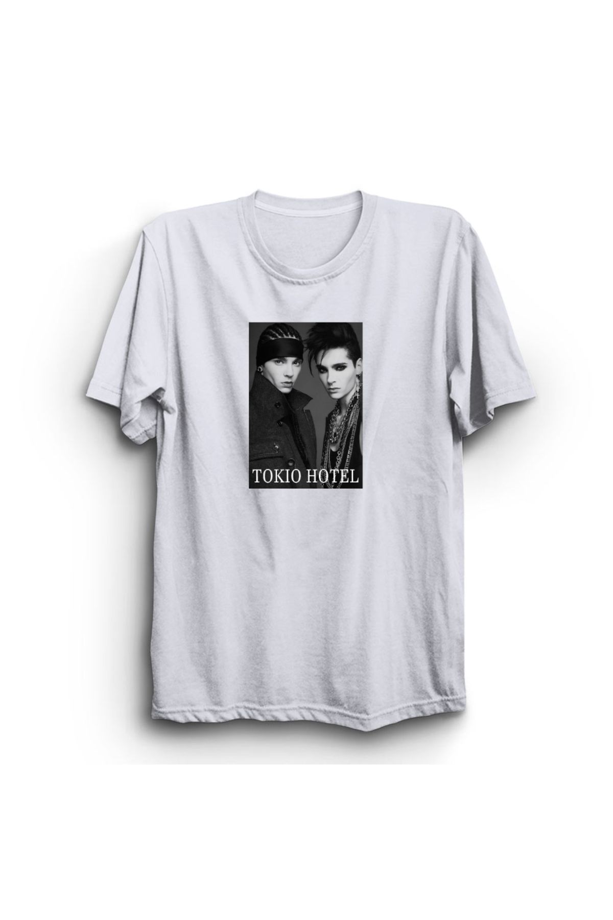 The Fame Bill and Tom Kaulitz, Tokio Hotel, Retro, Rock Music, Unisex, %100 Pamuk Tişört