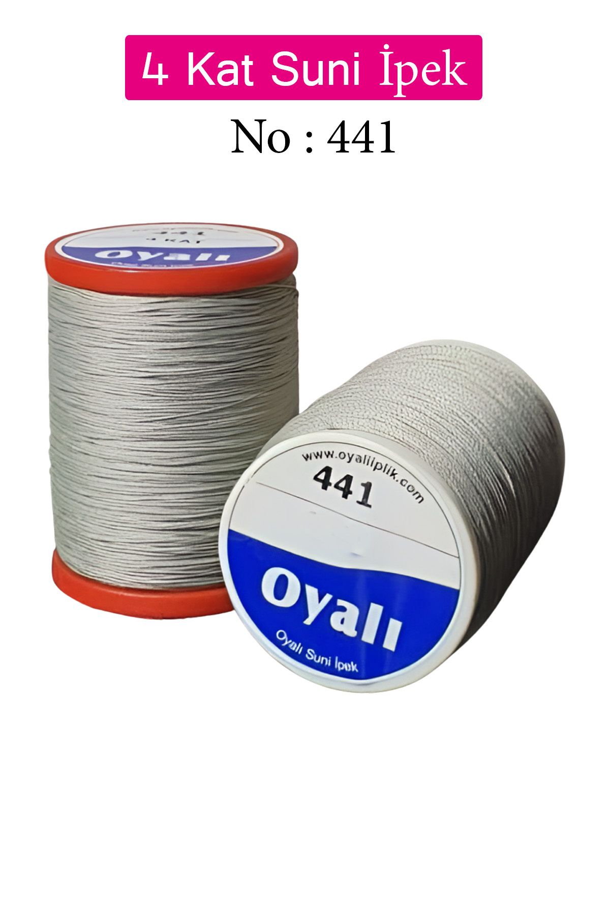 Royaleks Oyalı 4 Kat Suni İpek İplik İğne Oyası Boncuk İpi Tığ Oyası No:441