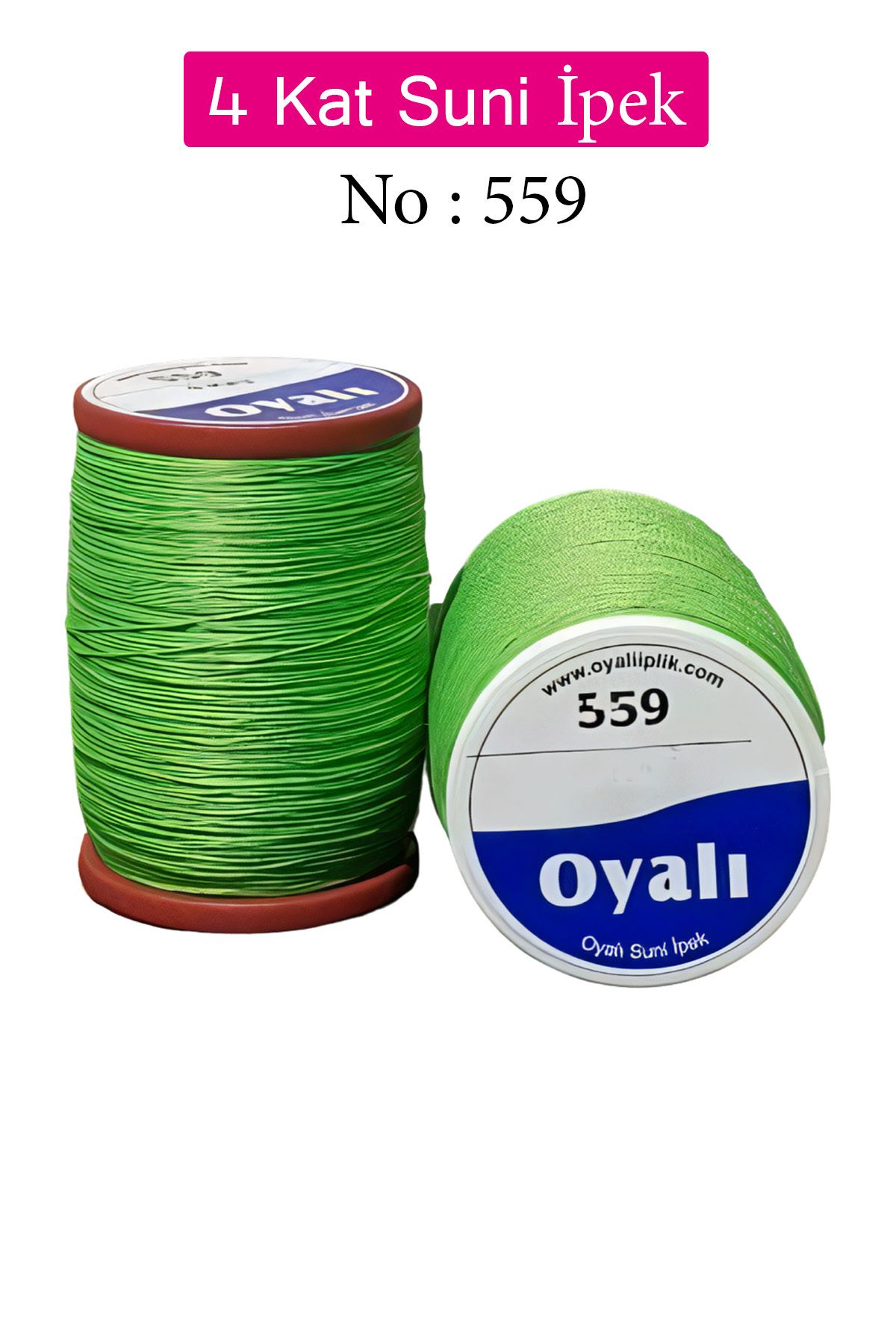Royaleks Oyalı 4 Kat Suni İpek İplik İğne Oyası Boncuk İpi Tığ Oyası No:559