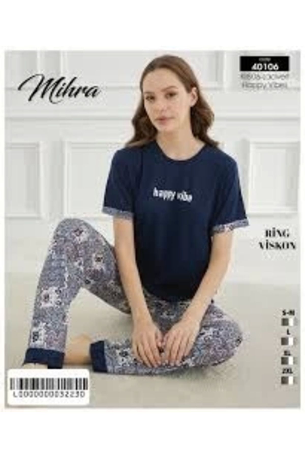 Kocabey Mihra 40106 Kadın Kısa Kol Pijama Takımı