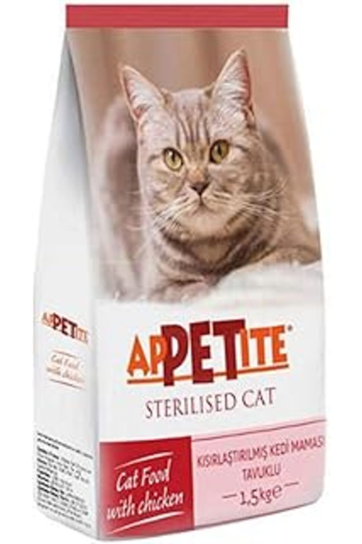 karadağsb Apetite Kısırlaştırılımş Kedi Maması Tavuklu, 1.5 Kg