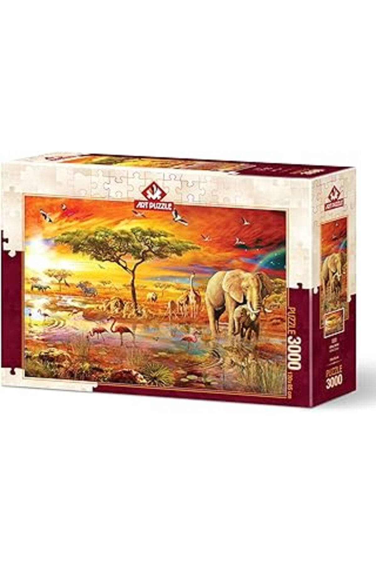 karadağsb Art Puzzle Afrika Safari 3000 Parça Puzzle