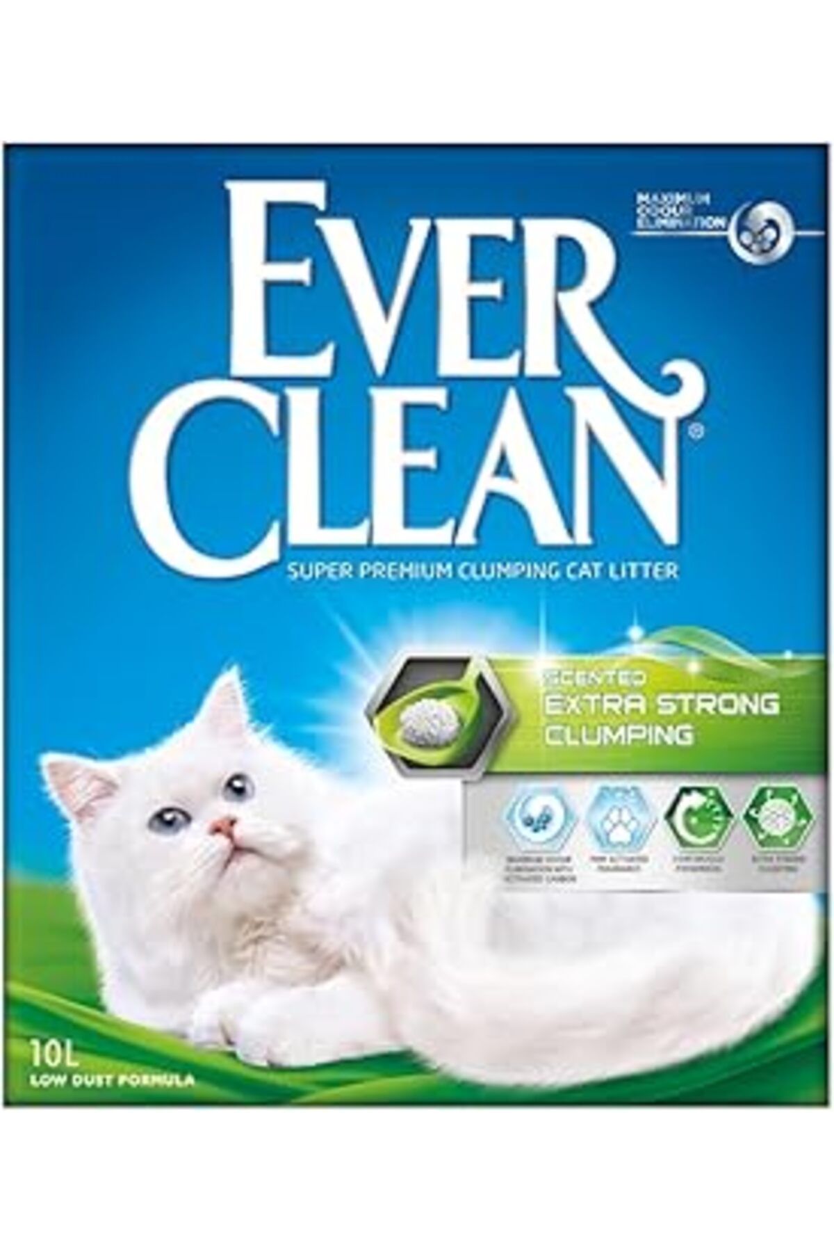 karadağsb Ever Clean Extra Strong Kokulu Kedi Kumu, Ekstra Güçlü Topaklanma Formülü, 10 L