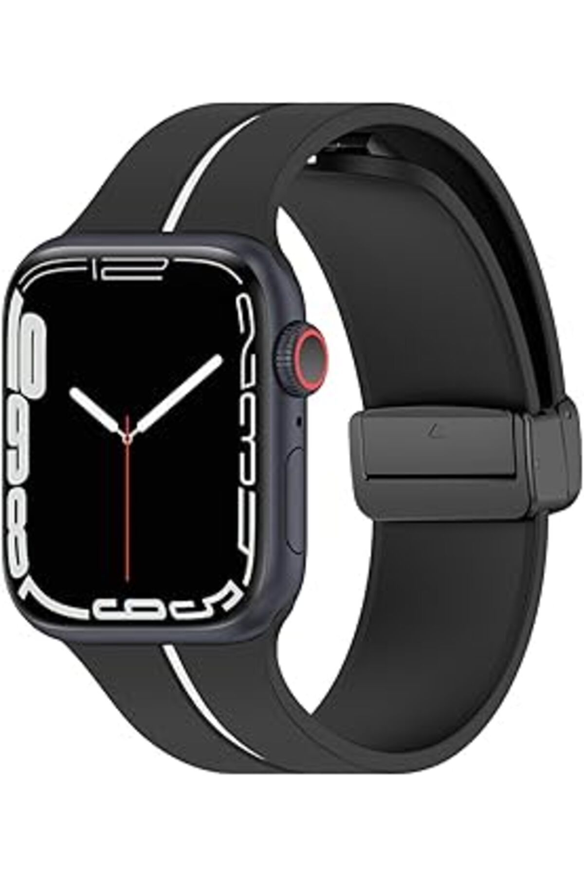 karadağsb Microsonic Apple Watch Series 9 45Mm Kordon Ribbon Line (Apple Watch Series 9 45Mm Ile Uyumlu Kordo