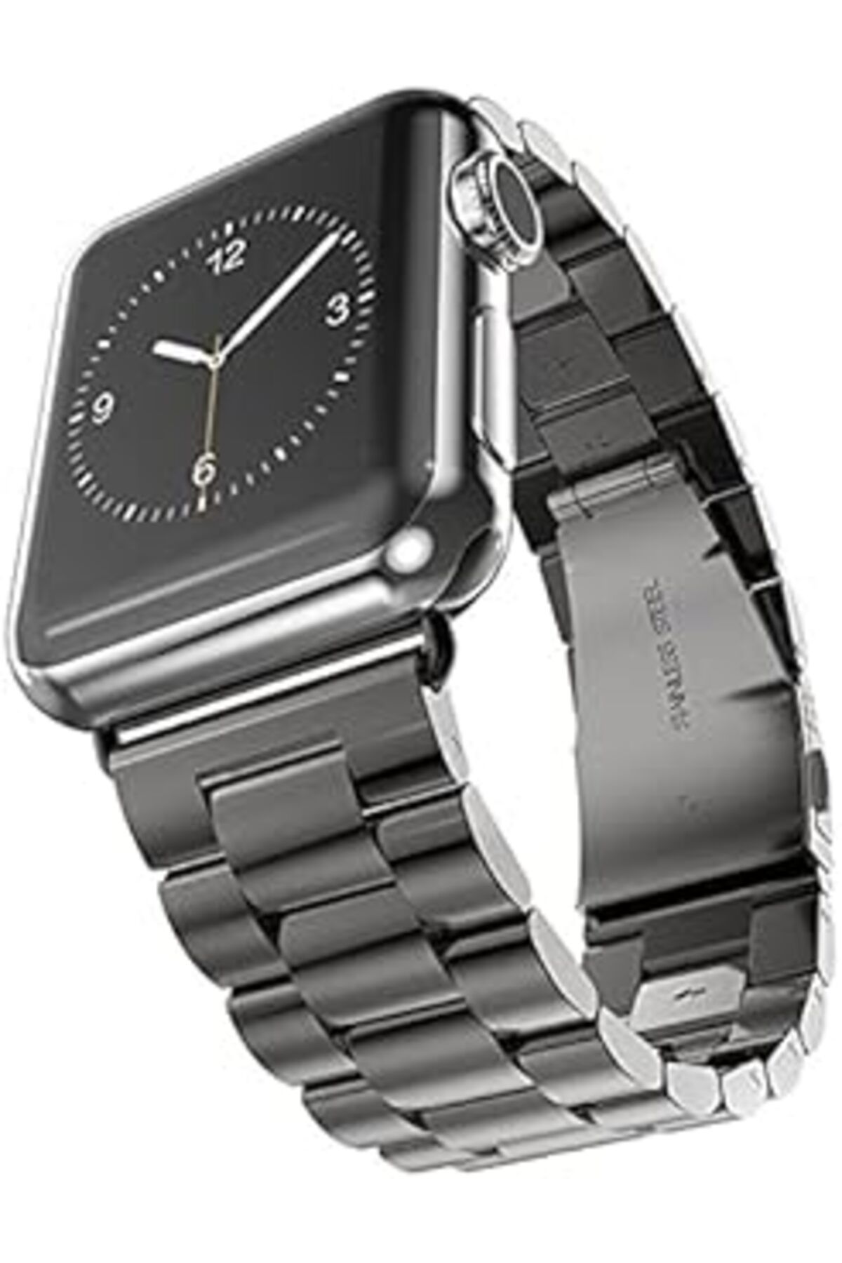 karadağsb Minesk Apple Watch Ile Uyumlu Premium Metal Kordon Paslanmaz Çelik Materyal 42-44-45-46-49 Mm Için