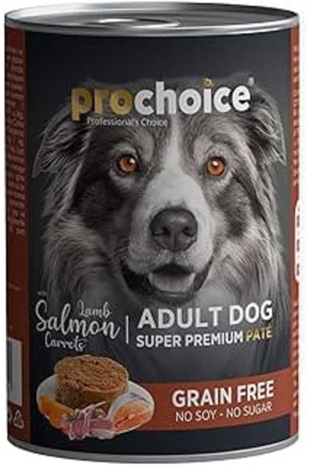 karadağsb Prochoice Yetişkin Köpekler İçin, Tahılsız, Kuzu Etli, Somon Balıklı Ve Havuçlu Ezme, 400 G X 12 Ad