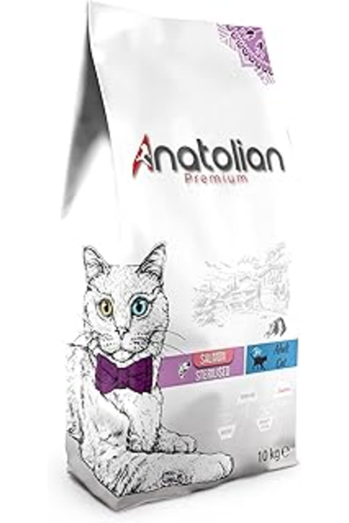 karadağsb Anatolian Premium Somon Etli Kısırlaştırılmış Kedi Maması 10 Kg