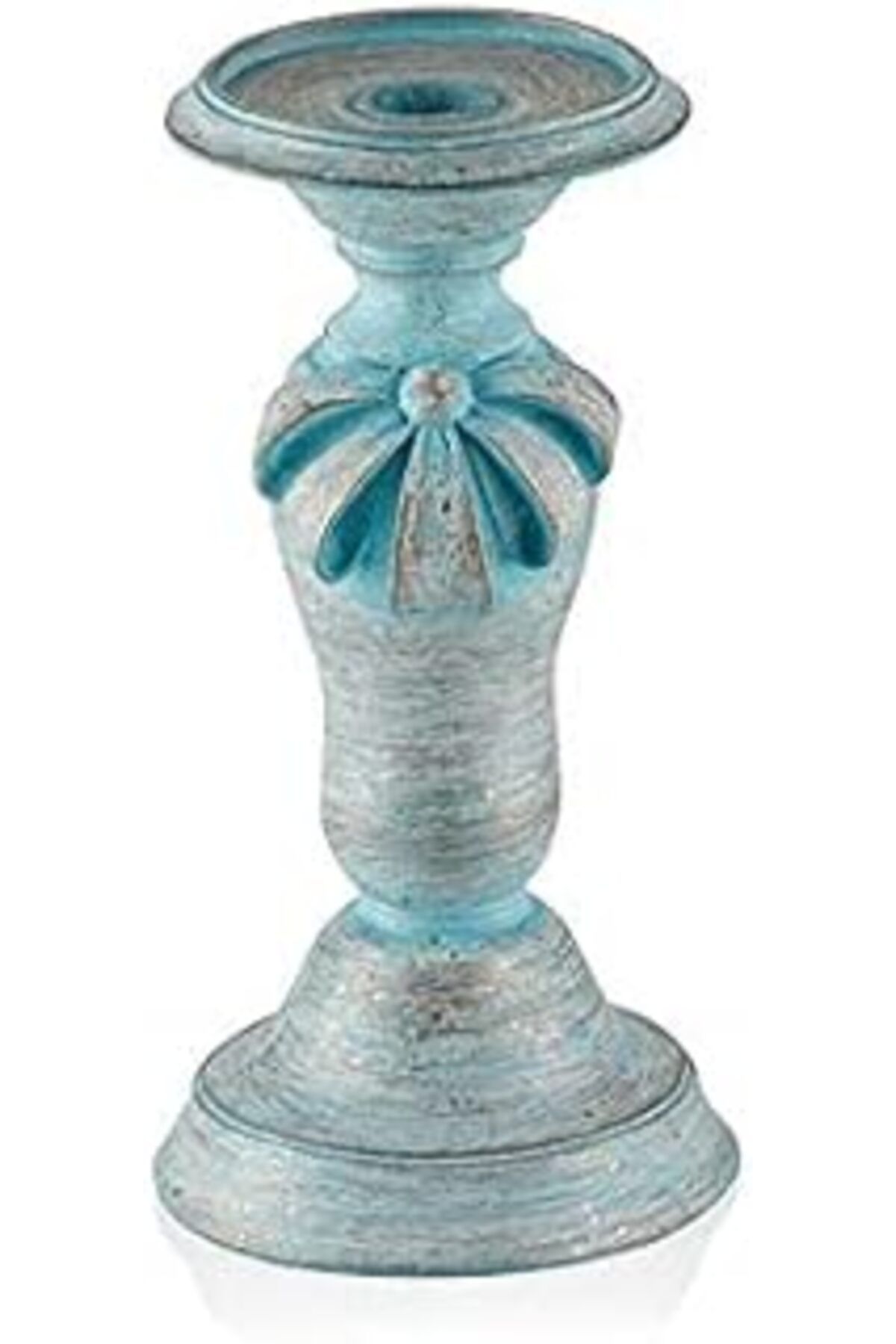 karadağsb Porio Mavi Kurdeleli Küçük Mumluk, 23X12