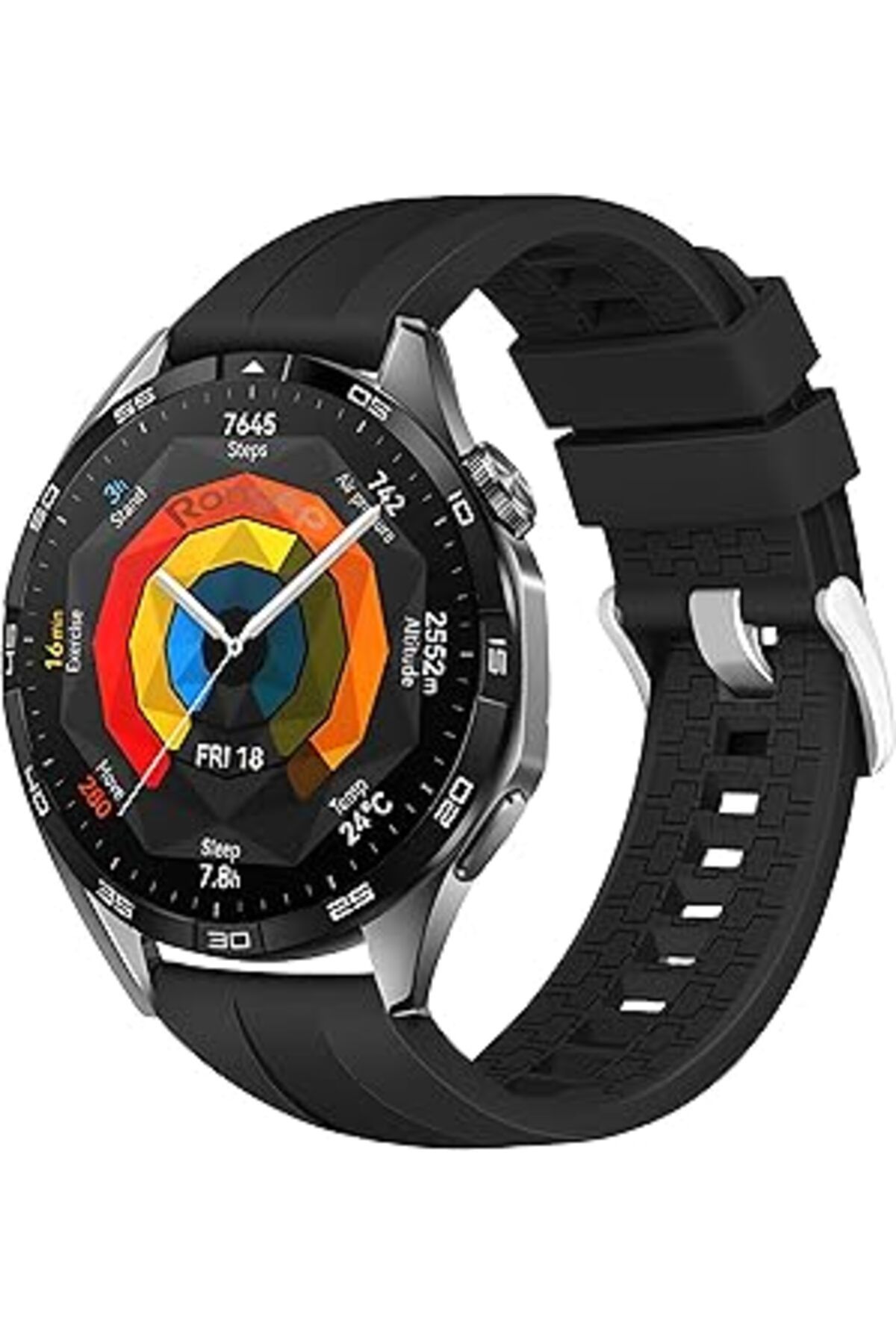 karadağsb Rongep Yumuşak Silikonlu 22Mm Kordon Huawei Ile Uyumlu Watch Gt5/Gt5 Pro/Gt4/Watch 4 Pro/Gt3/Gt3 Pr
