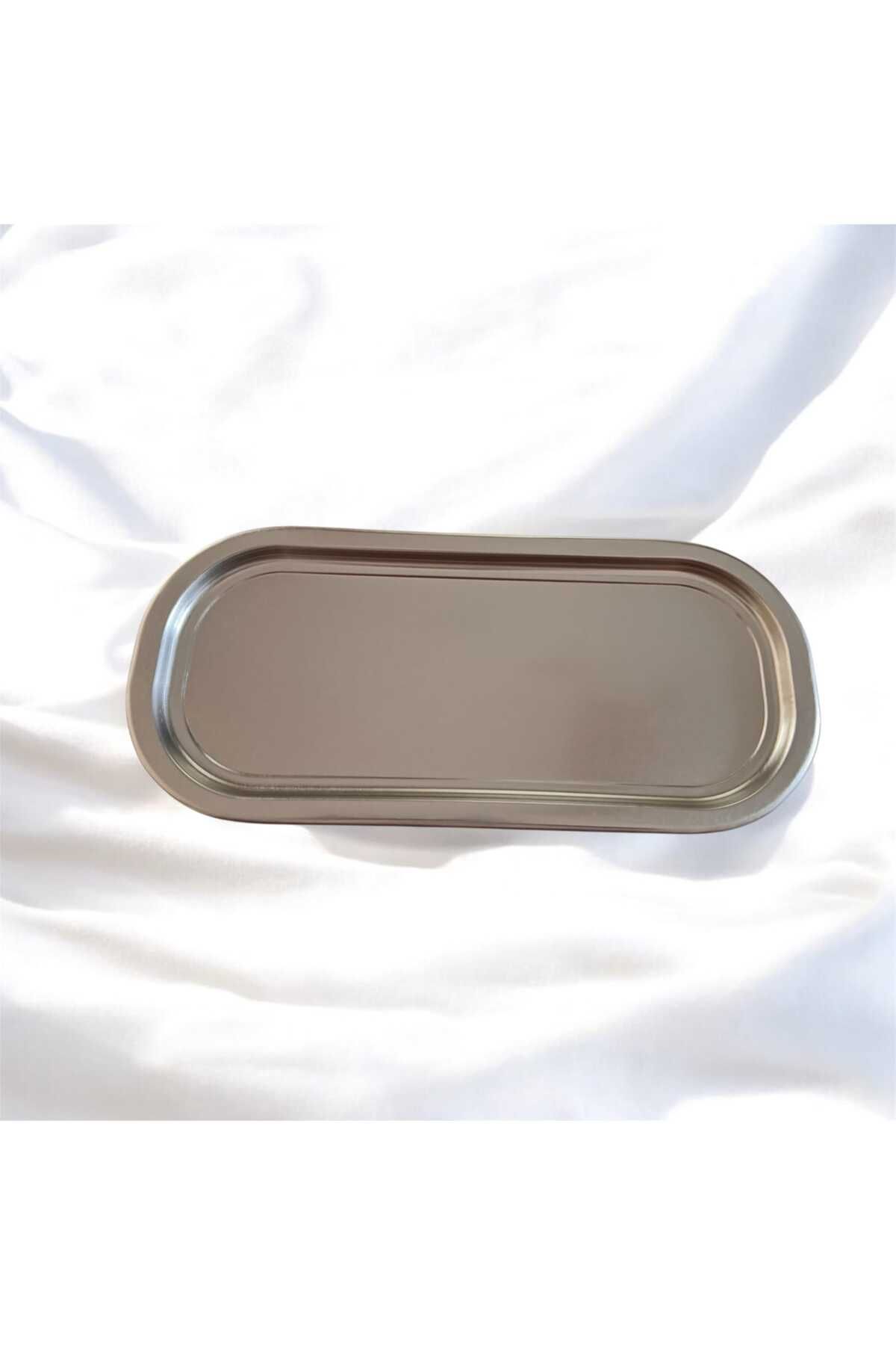 TEMEL AMBALAJ METAL KUTU 12'li Metal Oval Tepsi