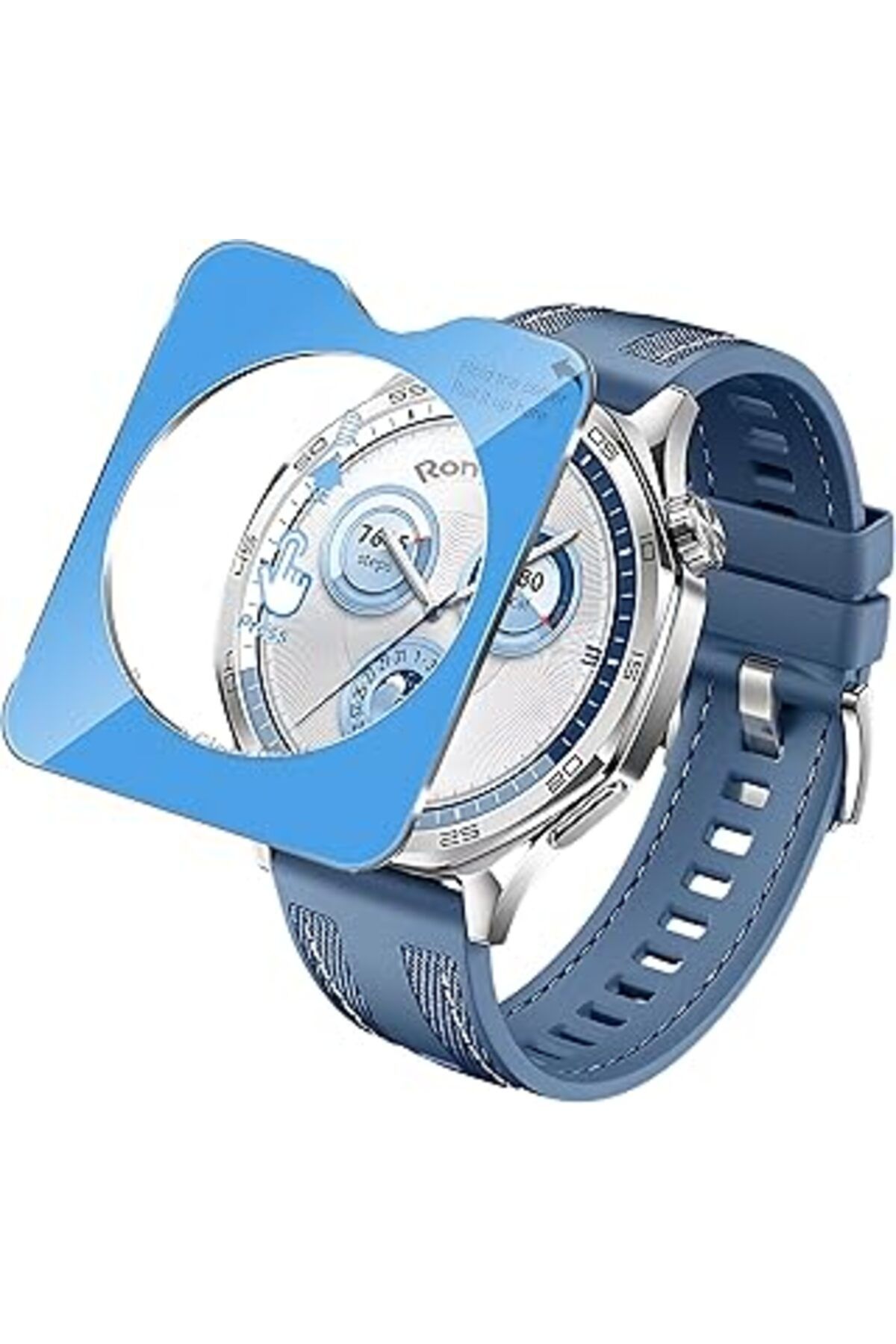 karadağsb Rongep Huawei Watch Gt5 46Mm Için Kolay Uygulama Aparatlı Ekran Koruyucu 9H Sertliğinde Çizilmeye K
