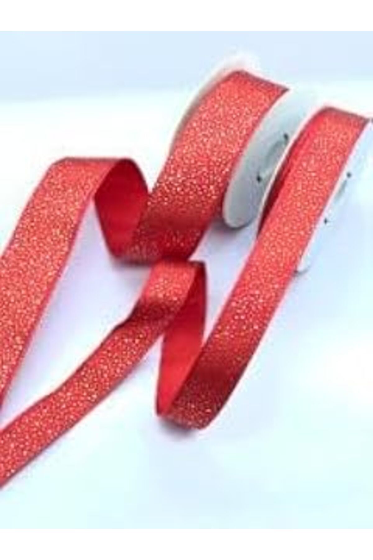 karadağsb Benim Marifetlerim - Simli Kırmızı Kurdele 1 Cm 10 Metre