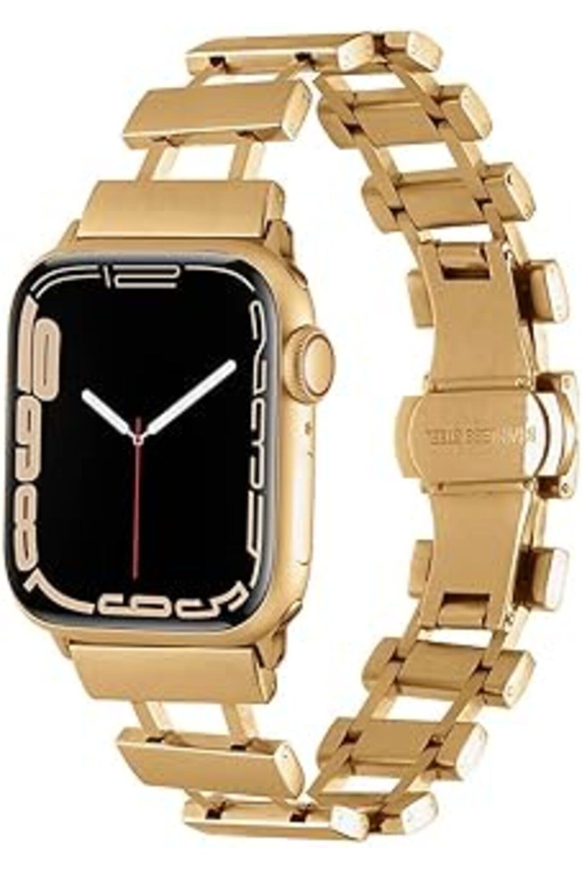 karadağsb Zore Apple İle Uyumlu Watch 38Mm/40Mm Krd-96 Metal Kordon Gold