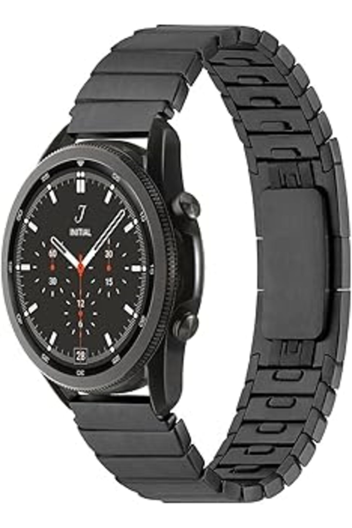 karadağsb Zore Huawei İle Uyumlu Honor Magic 2 46Mm Krd-82 22Mm Metal Kordon Siyah