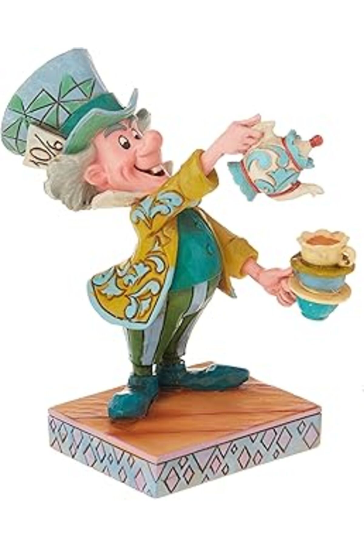 karadağsb Enesco Disney Traditions By Jim Shore Alice Harikalar Diyarında Dekoratif Figür, Çılgın Şapkacı, 12