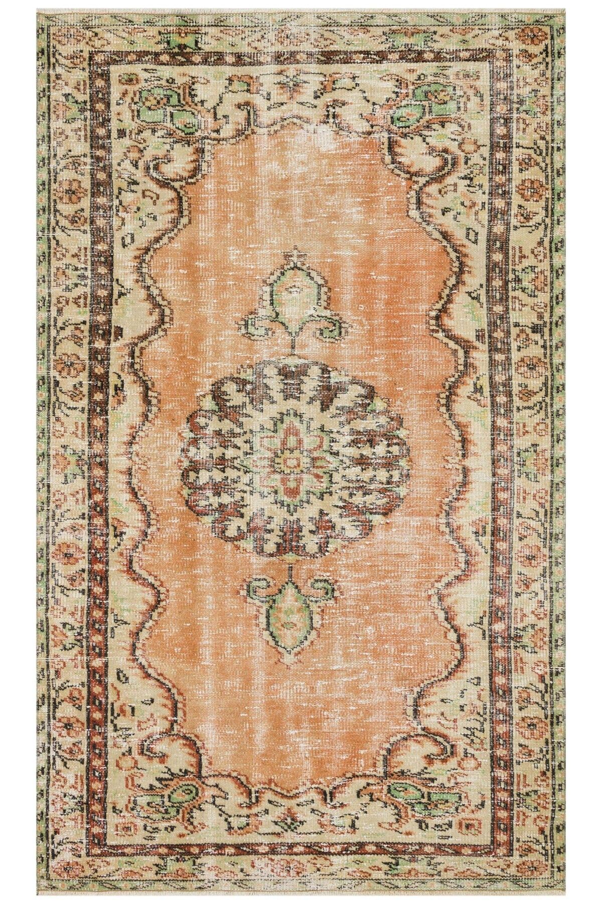 Sempati halı Doğal Yün Vintage Halı 121x208 cm 9042