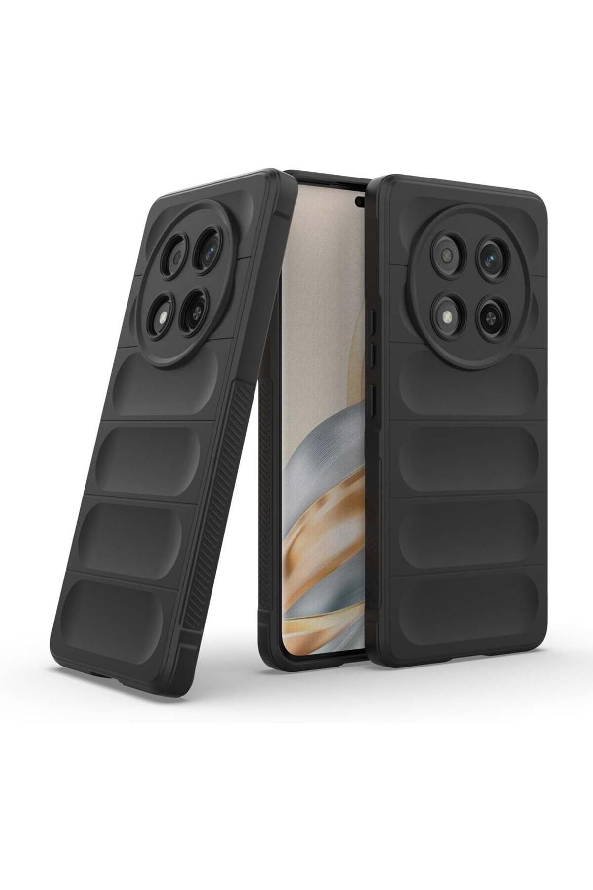 Rivor Honor Magic 7 Lite Uyumlu Kılıf Kamera Korumalı Parmak İzi Bırakmaz İçi Kadife Sıvı Silikon Kapak
