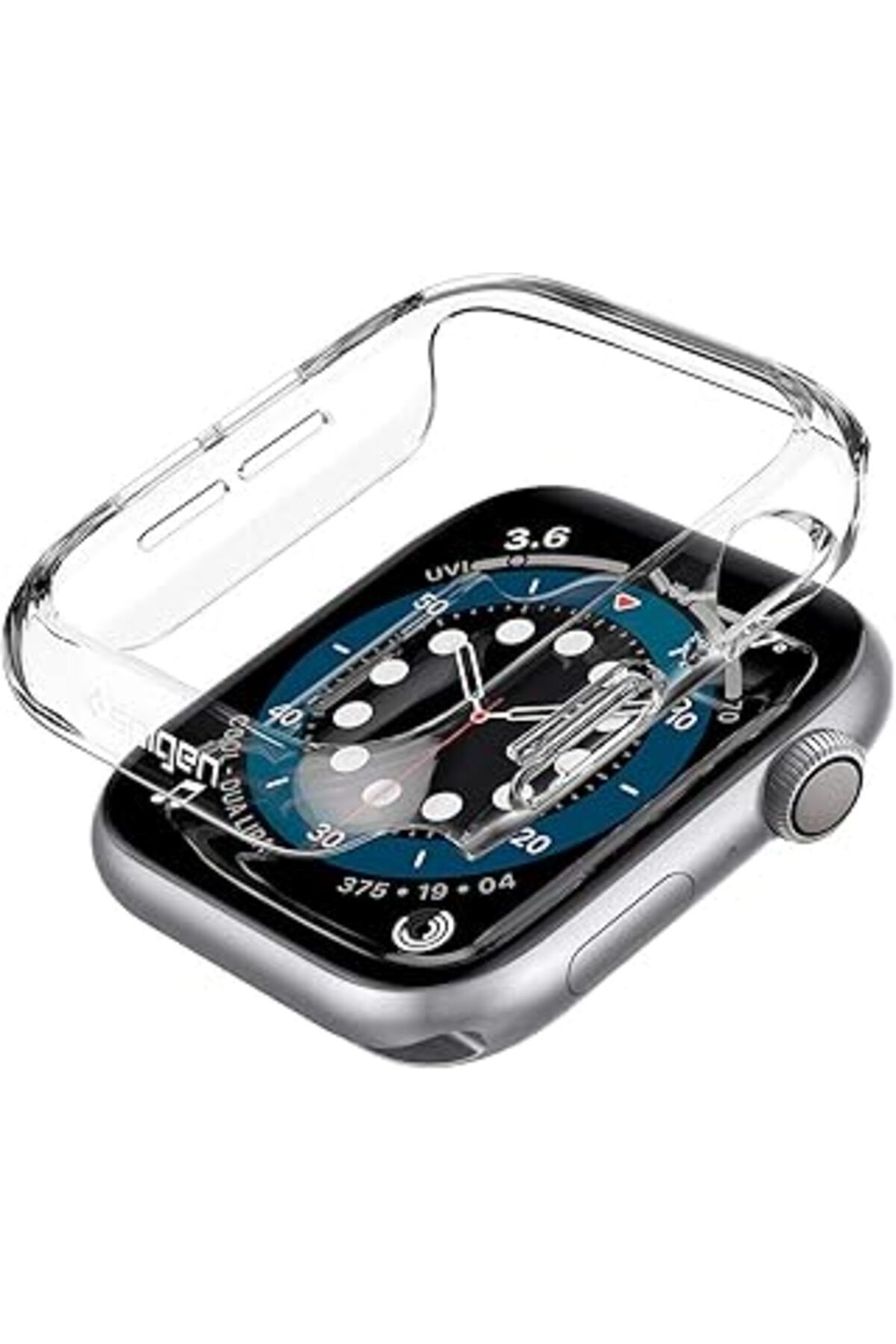 NZM TİCARET Watch Seri 6/Se/Se2/5/4 (40Mm) Ile Uyumlu Kılıf Thin Fit Crystal Clear - Acs02815