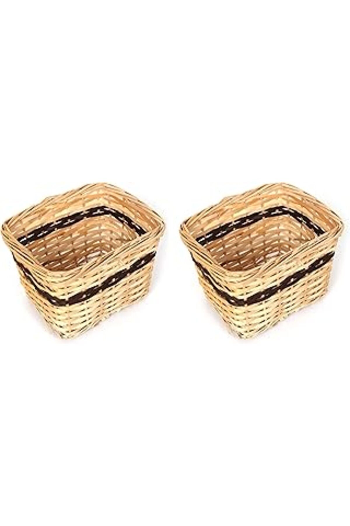 karadağsb Hasir Sepet 2 Adet Orta Boy 21X14,5X14,7Cm