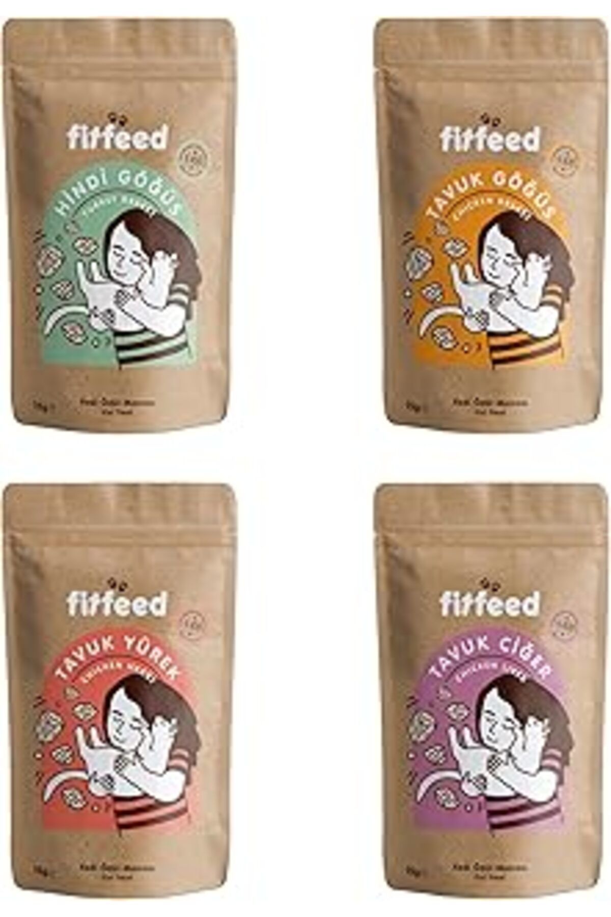 karadağsb Fitfeed Freeze-Dried Çiğ Kedi Ödülleri Tanışma Paketi 4X15G