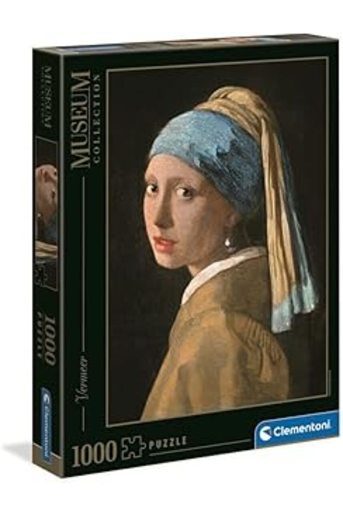 NZM TİCARET - 1000 Parça Museum Collection Yetişkin Puzzle - Vermeer “Girl With A Pearl Earring”