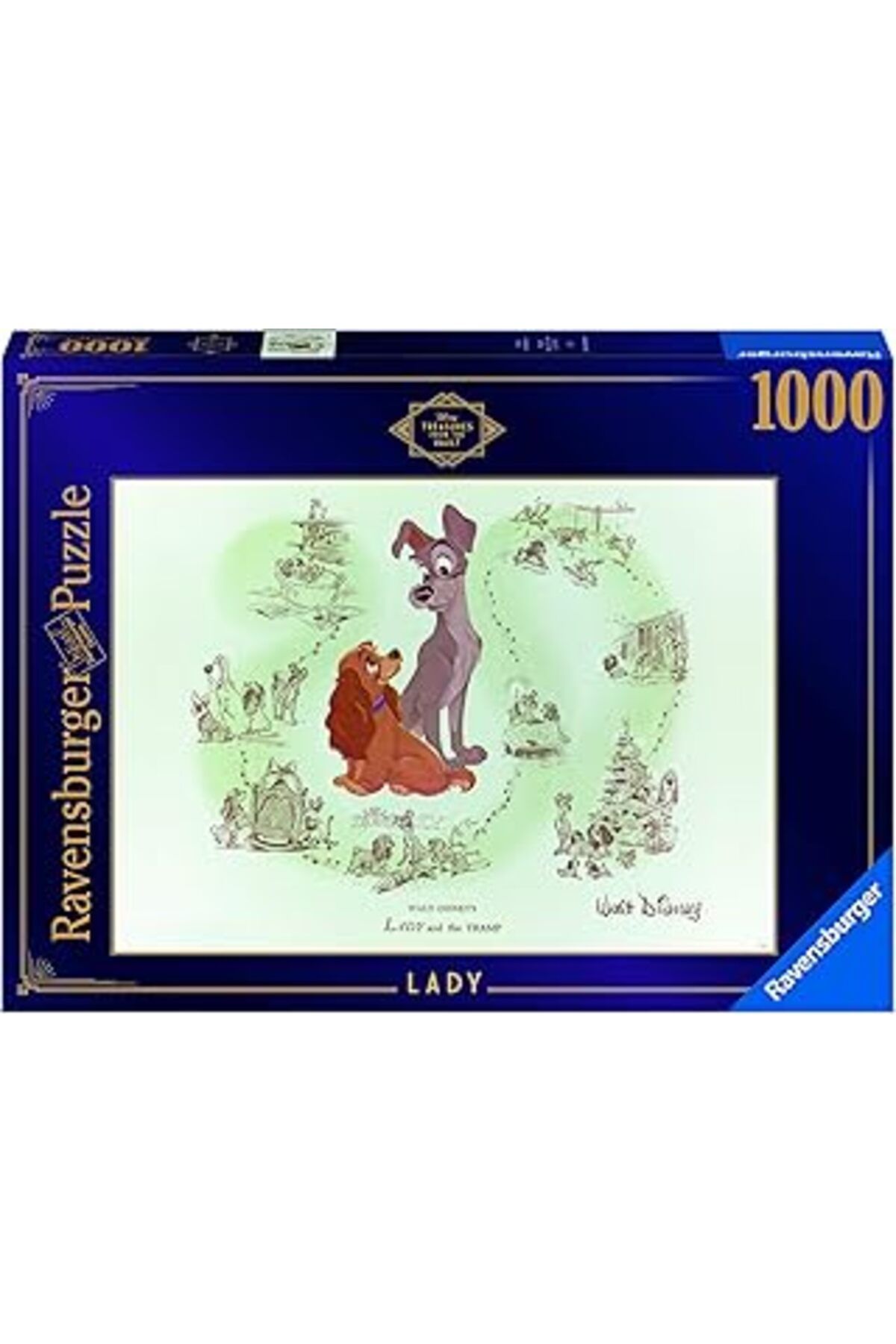 karadağsb Ravensburger 1000P Puz Wd Vaul Lady, Yapboz